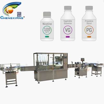 CHENGXIANG medical alcohol filling machine,filling bottle machine 6 nozzles